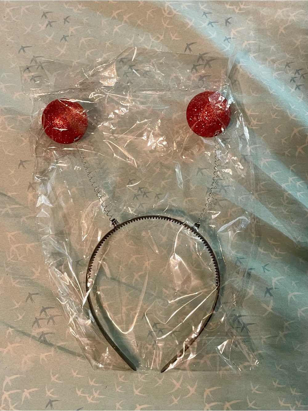 Red Glitter Bopper Headband